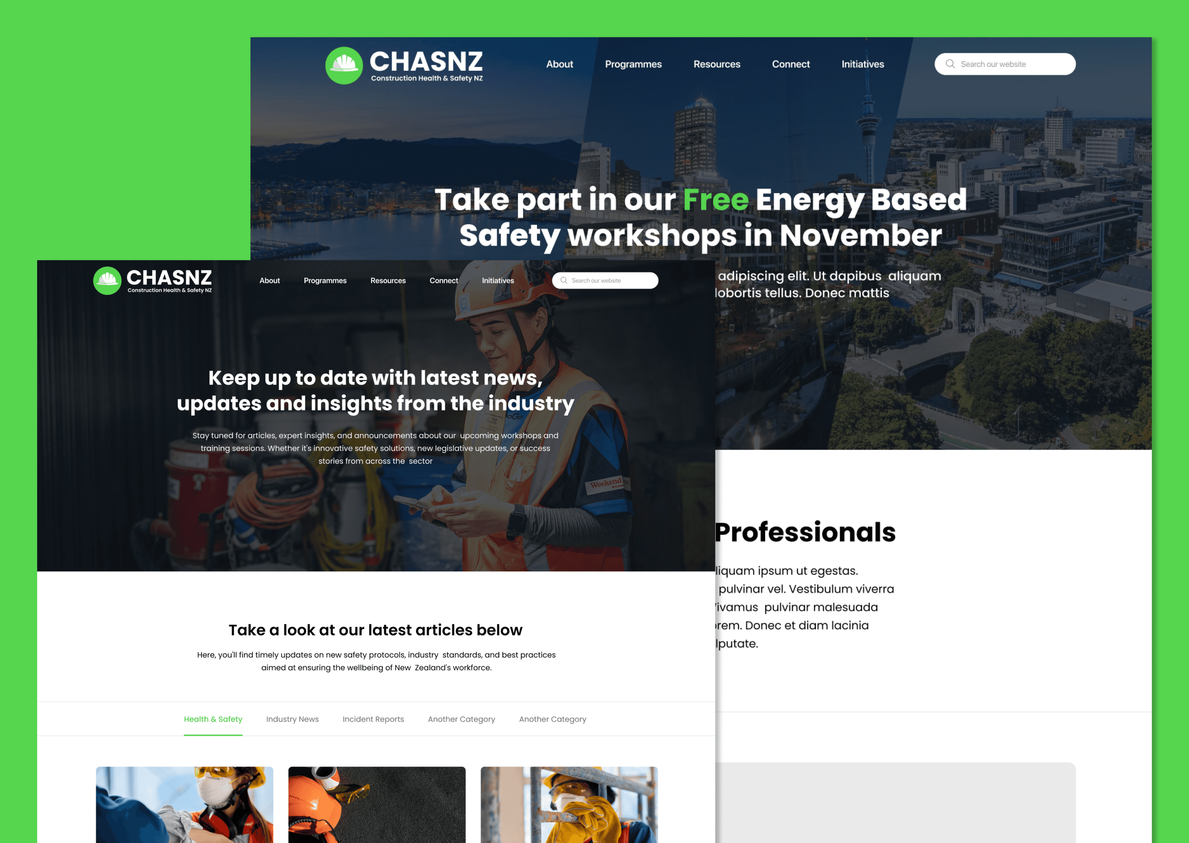 CHASNZ - Newsroom & Events Addition Introduction