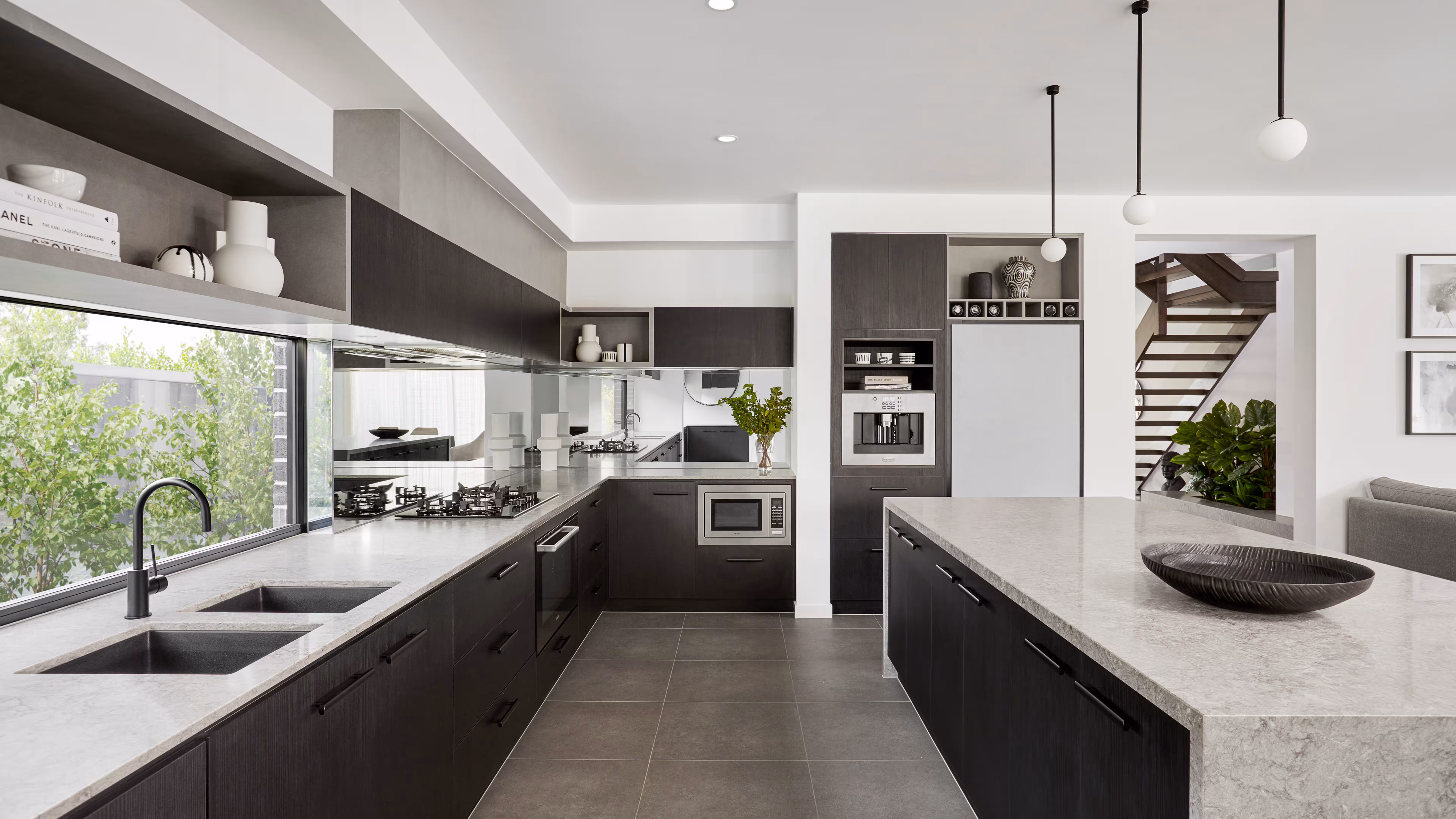 Designed kitchen in home for sale