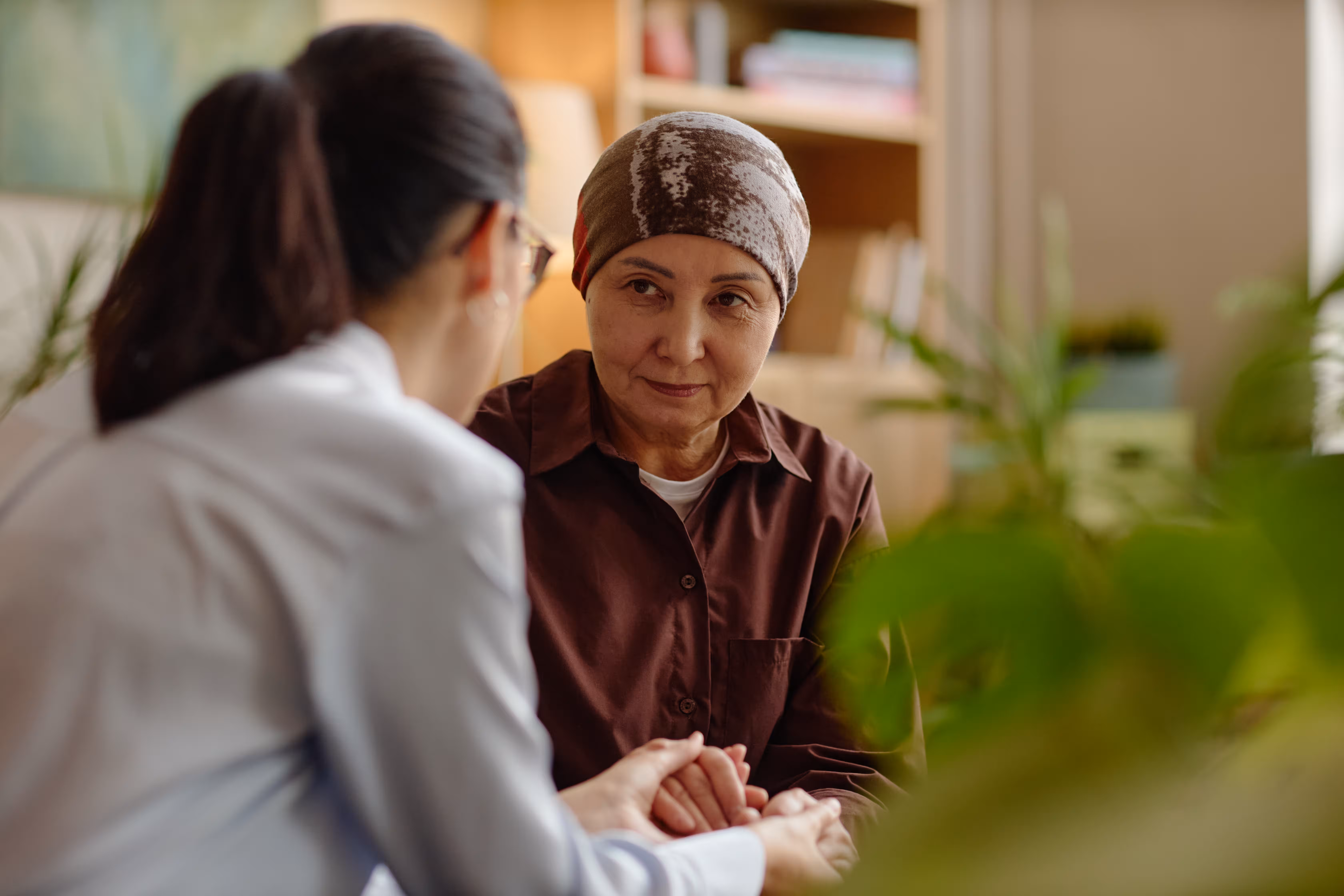 Doctor talking to a patient